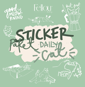 Fellou Sticker Daily Cat